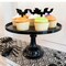 Glossy Acrylic Black Bat Cupcake Toppers – 12 Pack Halloween Dessert Decorations for Spooky Parties